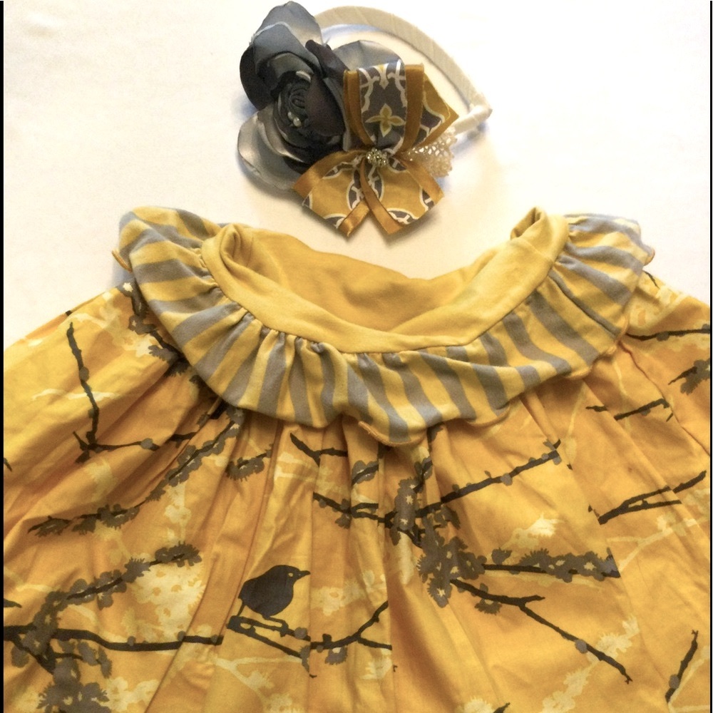 Persnickety skirt size 7 and headband